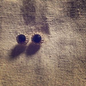 Cute purple gem earrings!